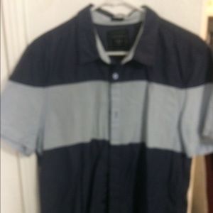 Men’s Guess Two Tone Short Sleeve Shirt